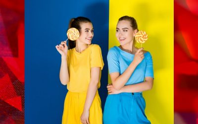 З чим носити блакитний та жовтий?